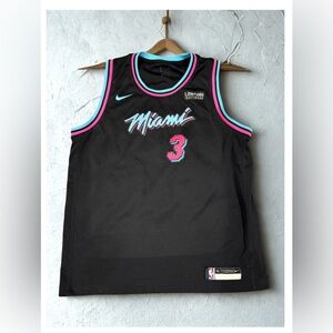 Miami Basketball Jersey with Pink and Blue Accents